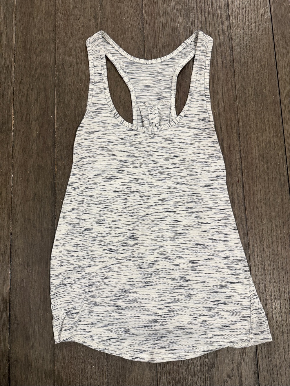 Lululemon Heathered Light Gray Racerback Tank Top - Women